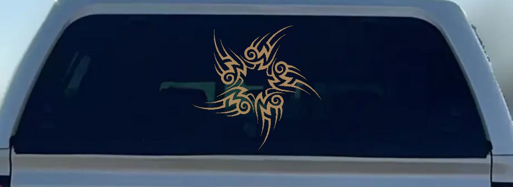 Tribal Circle Tribal Car or Truck Window Decal Sticker