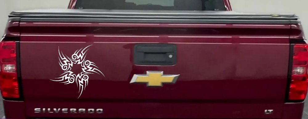 Tribal Circle Tribal Car or Truck Window Decal Sticker