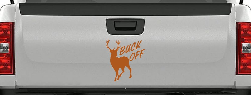 Buck Off Deer Hunting Car or Truck Window Decal Sticker