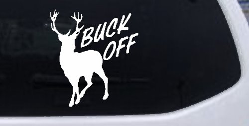 Buck Off Deer Hunting Car or Truck Window Decal Sticker