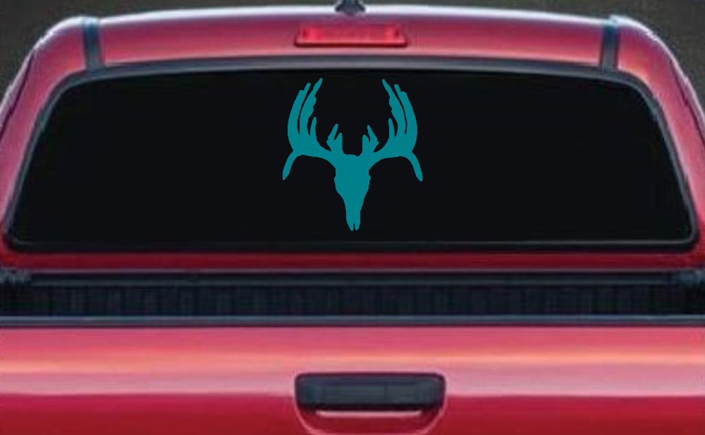 Deer Skull Hunting Car or Truck Window Decal Sticker