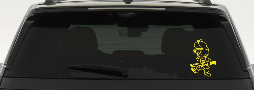Elmer Fudd Hunting Cartoons Car or Truck Window Decal Sticker
