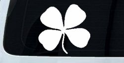 Four Leaf Clover Car or Truck Window Decal Sticker
