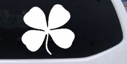 Four Leaf Clover Car or Truck Window Decal Sticker