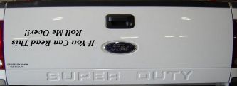 If You Can Read This Roll Me Over Off Road Car or Truck Window Decal Sticker (Black)