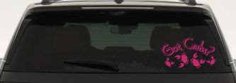 Got Crabs Car or Truck Window Decal Sticker (Hot Pink)