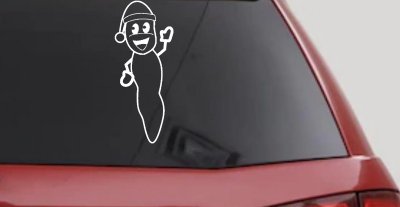 Mr Hanky Decal Car Truck Window Sticker Funny Vinyl