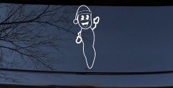 Mr. Hanky Car or Truck Window Decal Sticker