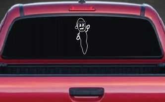 Mr. Hanky Car or Truck Window Decal Sticker