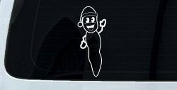 Mr. Hanky Car or Truck Window Decal Sticker