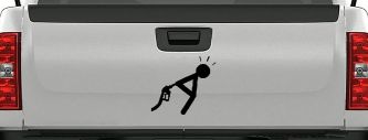 High Gas Prices Funny Car or Truck Window Decal Sticker (Black)