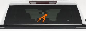 High Gas Prices Funny Car or Truck Window Decal Sticker (Orange)