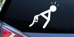 High Gas Prices Funny Car or Truck Window Decal Sticker