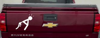 High Gas Prices Funny Car or Truck Window Decal Sticker (White)