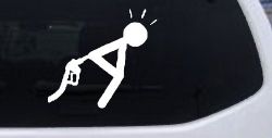 High Gas Prices Funny Car or Truck Window Decal Sticker