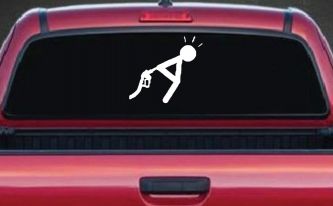 High Gas Prices Funny Car or Truck Window Decal Sticker