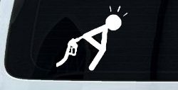 High Gas Prices Funny Car or Truck Window Decal Sticker