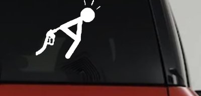 Funny High Gas Prices Car Truck Window Decal Sticker Humor