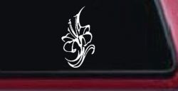 Lilly Flowers And Vines Car or Truck Window Decal Sticker