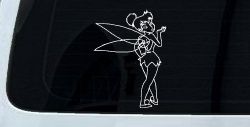 Tinkerbell Tinker Bell Blowing a Kiss Fairy Tale Cartoons Car or Truck Window Decal Sticker