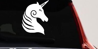 Unicorn Car Truck Window Decal Sticker - Magical Vinyl Art