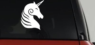 Unicorn Car Truck Window Decal Sticker - Magical Vinyl Art