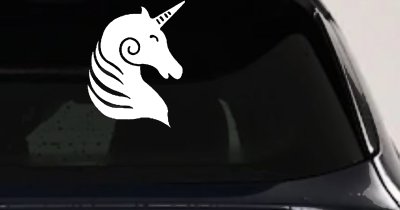 Unicorn Car Truck Window Decal Sticker - Magical Vinyl Art