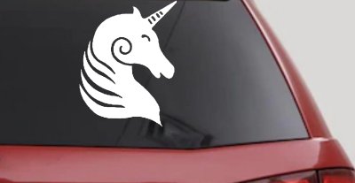 Unicorn Car Truck Window Decal Sticker - Magical Vinyl Art