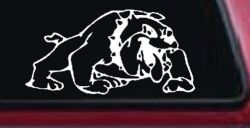 Bulldog Sports Car or Truck Window Decal Sticker