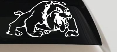 Bulldog Sports Car Truck Window Decal Vinyl Sticker
