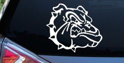 Bulldog Head Sports Car or Truck Window Decal Sticker