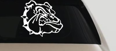 Bulldog Head Decal for Car Truck Window Vinyl Sticker Fun Decor