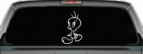 Tweety Bird Whistling Cartoons Car or Truck Window Decal Sticker
