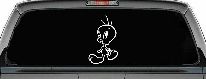 Tweety Bird Whistling Cartoons Car or Truck Window Decal Sticker