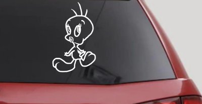 Tweety Bird Whistling Car Truck Window Vinyl Decal Sticker