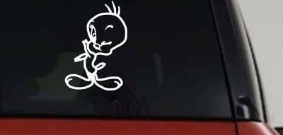 Tweety Bird Wink Vinyl Decal Sticker for Car Truck Window