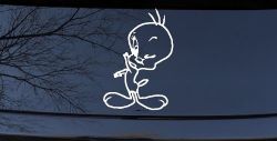 Tweety Bird Wink Cartoons Car or Truck Window Decal Sticker