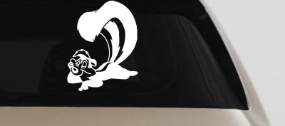 Pepe Le Pew Skunk Car Truck Decal Sticker Vinyl Cartoon Window