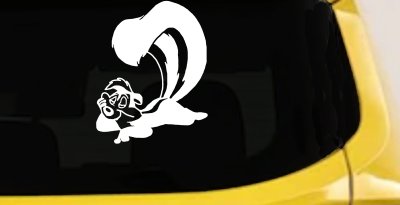 Pepe Le Pew Skunk Car Truck Decal Sticker Vinyl Cartoon Window