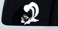 Pepe Le Pew Skunk Cartoons Car or Truck Window Decal Sticker