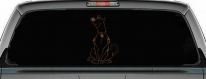 Scooby Doo Cartoons Car or Truck Window Decal Sticker (Copper)