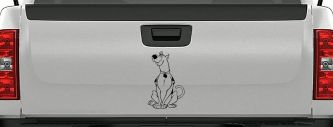 Scooby Doo Cartoons Car or Truck Window Decal Sticker (Matte Black)