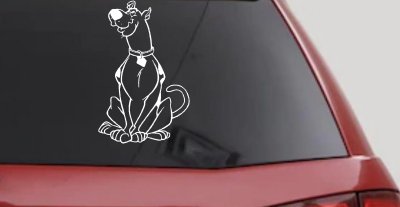 Scooby Doo Car Window Decal Vinyl Sticker Truck
