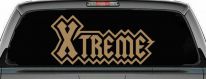 Xtreme Car or Truck Window Decal Sticker (Light Brown)