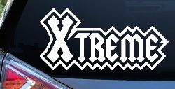Xtreme Car or Truck Window Decal Sticker