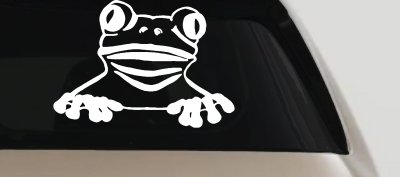 Tree Frog Car Decal | Truck Window Vinyl Sticker Fun