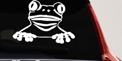Tree Frog Car Decal | Truck Window Vinyl Sticker Fun