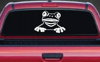 Tree Frog Car or Truck Window Decal Sticker