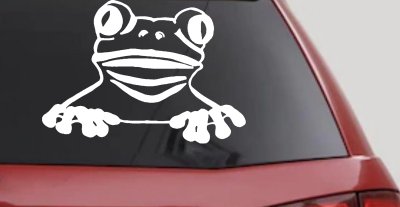 Tree Frog Car Decal | Truck Window Vinyl Sticker Fun