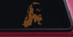 Jesus Christian Car or Truck Window Vinyl Decal Sticker (Copper)